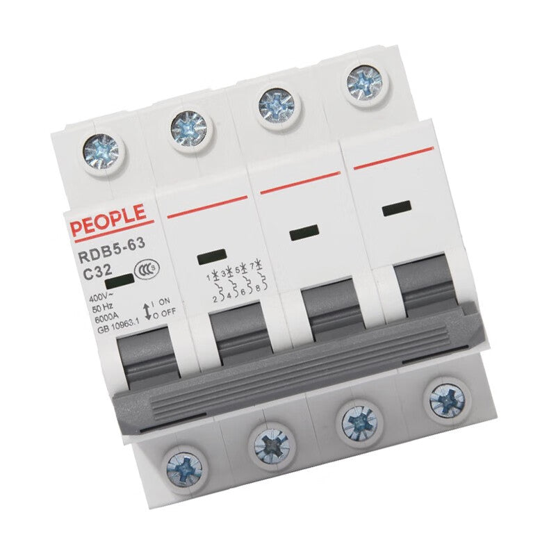 PEOPLE RDB5 4P 3A Circuit Breaker with Leakage Protection