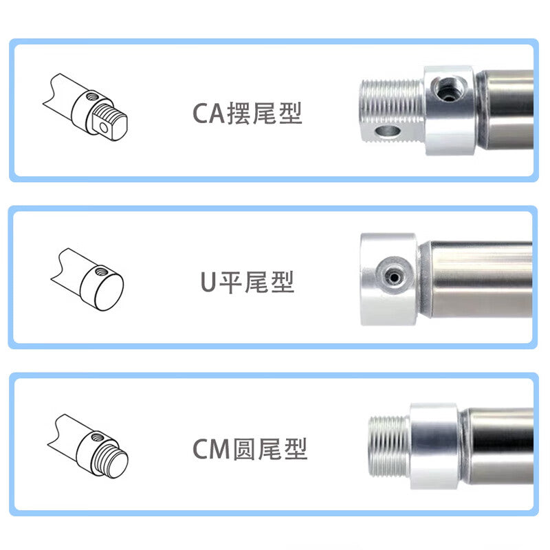 AirTAC MI16X100SU Stainless Steel Mini Cylinder, Double Acting