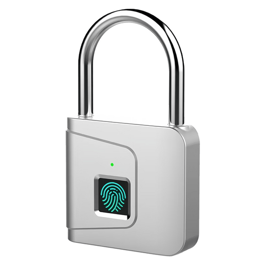 Duo Smart Fingerprint Padlock Outdoor Waterproof Rustproof Lock Combination Lock Padlock Anti-theft Combination Lock Cabinet Door Padlock