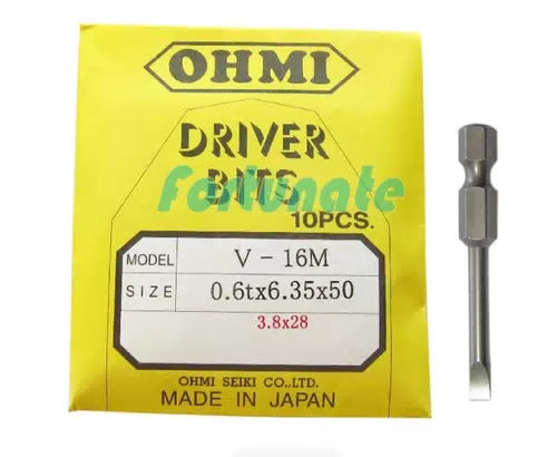 10PC/bag  FOR linear-shaped nozzle V-16M 0.6tx6.35x50(3.8x28) [1]