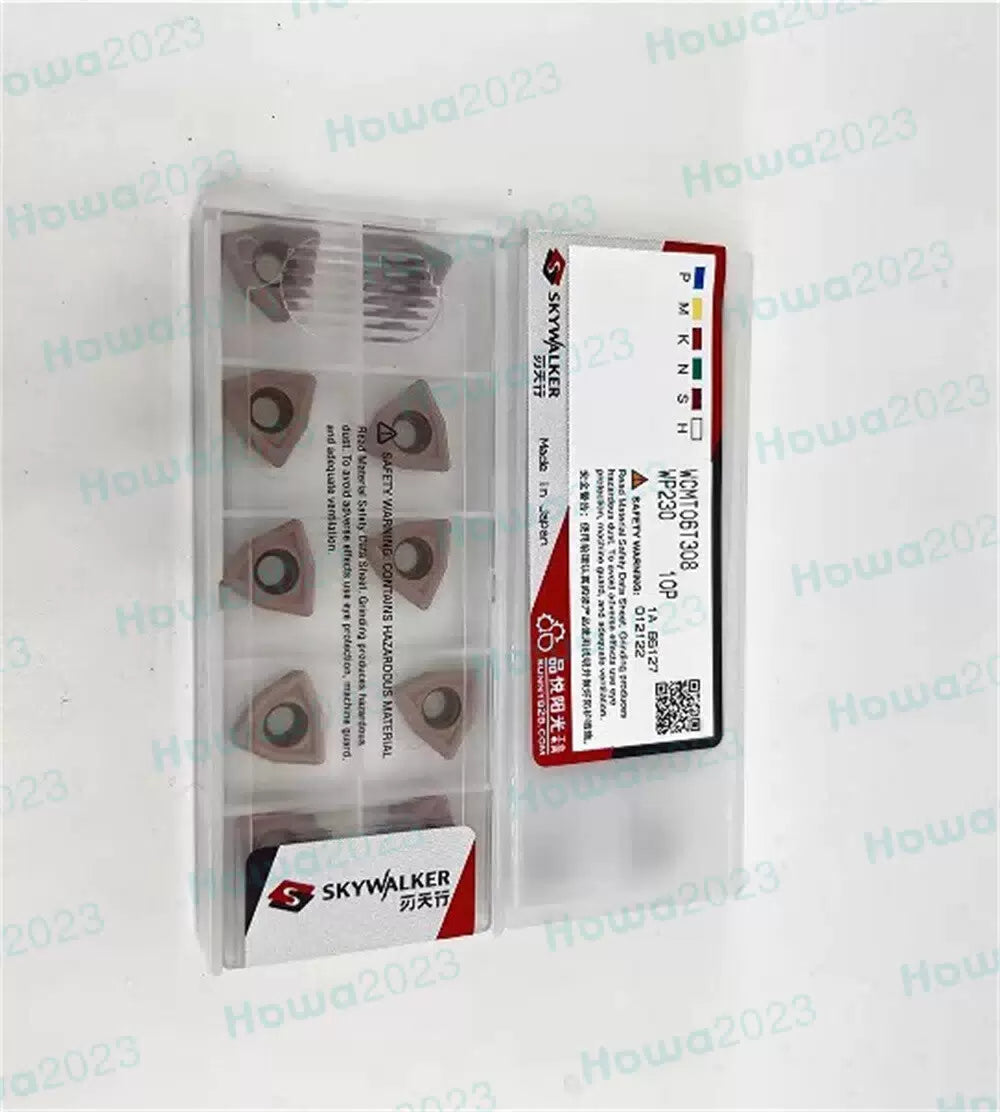 10Pieces/Box WCMT06T308 WP230 SKYWALKER Carbide CNC Blade Turning Inserts [2]