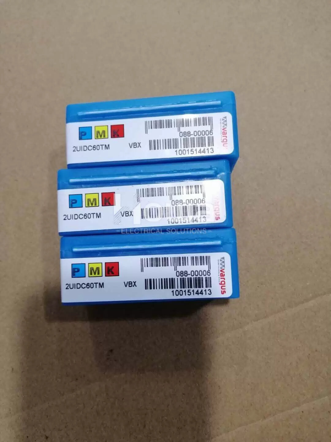 10pcs/Box VARDEX 2UIDC60TM VBX NC Thread Milling Blade Carbide Insert [4]