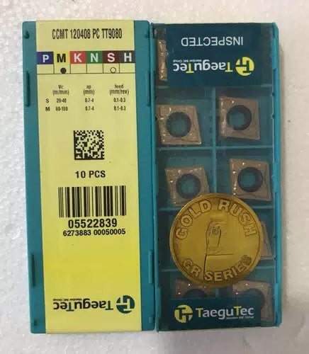10pieces/Box Taegutec CCMT120408PC TT9080 CNC Blade Carbide Insert [2]