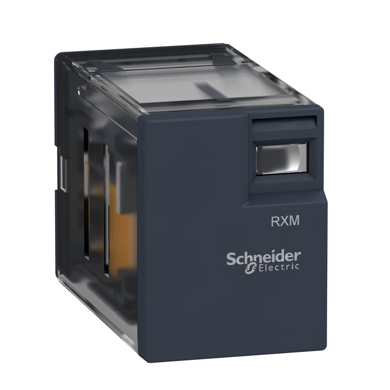 Schneider Electric plug-in intermediate relay 4 contacts, 3A, no indicator light, 230VAC; RXM4LB1P7