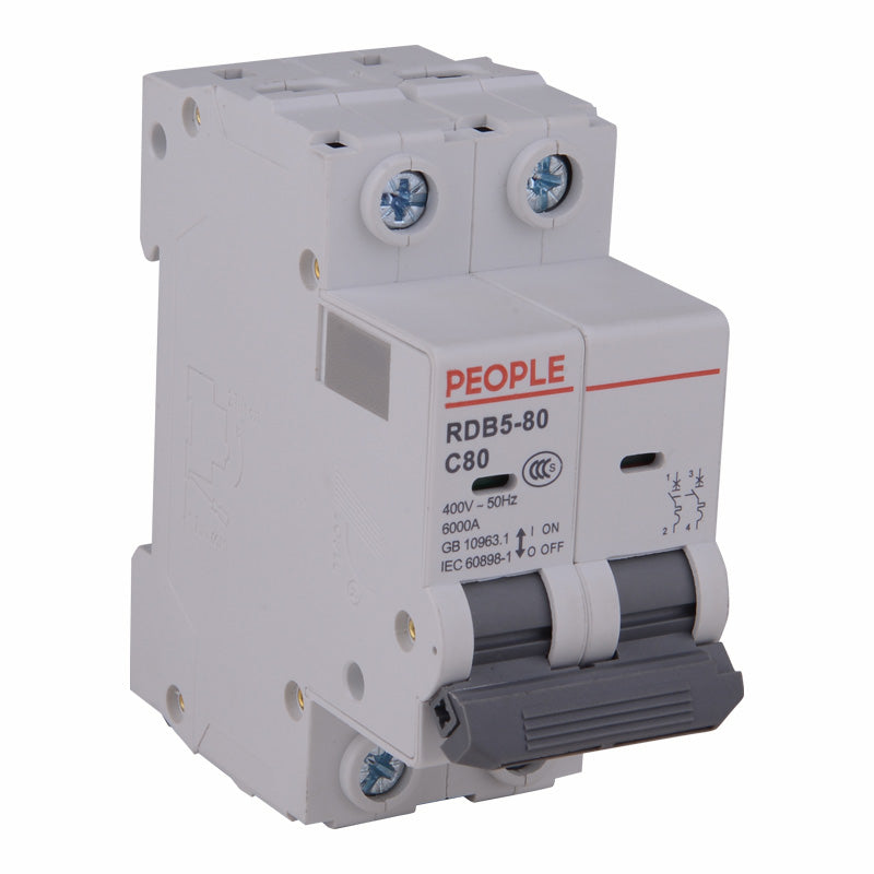 PEOPLE air switch air switch RDB5 series 100A C type 2P