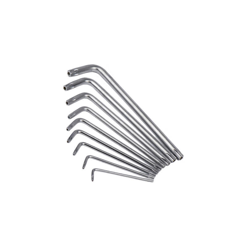 9-piece extended center hole wrench set TT10-TT50; 09702