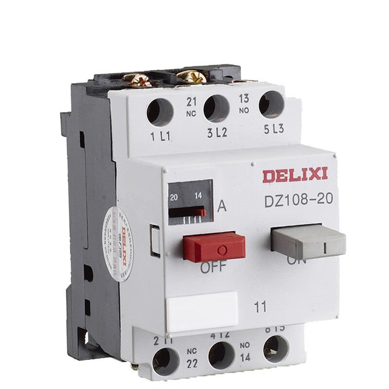 Delixi motor circuit breaker DZ108-20/10 1A; DZ10820110