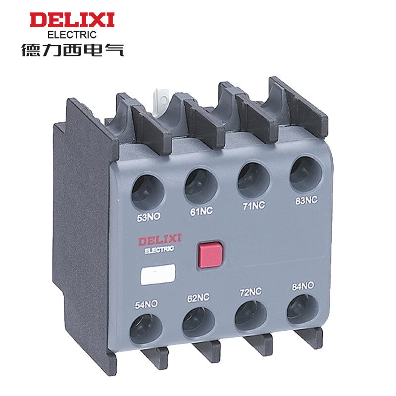 Delixi Electric F4-02 top auxiliary contact RoHS top mounting F402 contactor accessories