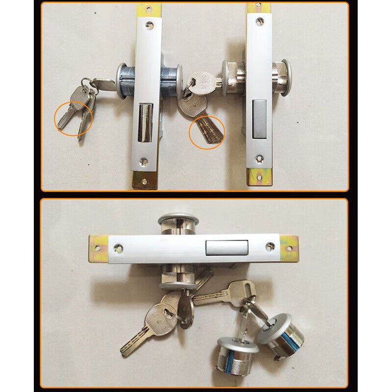 Deyu Crafts - Framed Glass Door Locks - One Price - KFC Door Locks - Key Cover Locks