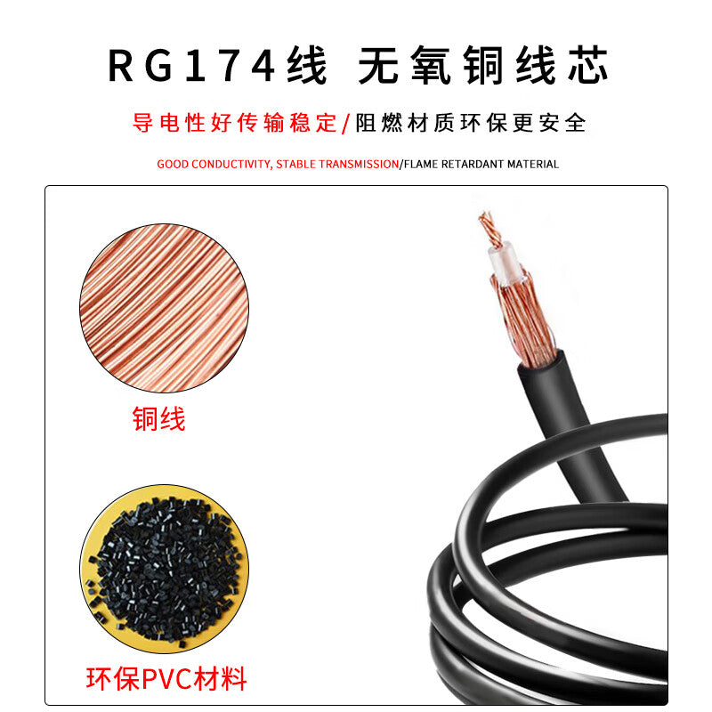 Fuweisheng GPS/Beidou Antenna, Universal Satellite Positioning External Antenna for Car Navigation DVD Players, FWS-AB, FAKRA-C Female Connector, 3-meter