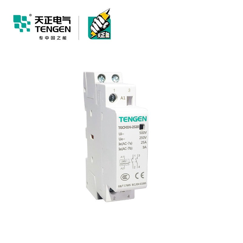 Tianzheng Electric TENGEN TGCH1N-2011 AC230V 2P AC contactor 339020600261