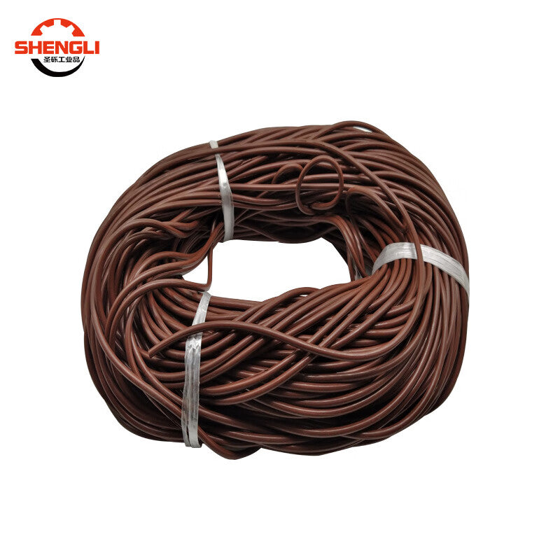 Shengli rubber strips are high-temperature resistant, acid and alkali resistant, corrosion resistant, and odorless fluororubber round strips, 2.65mm in diameter (2 meters).