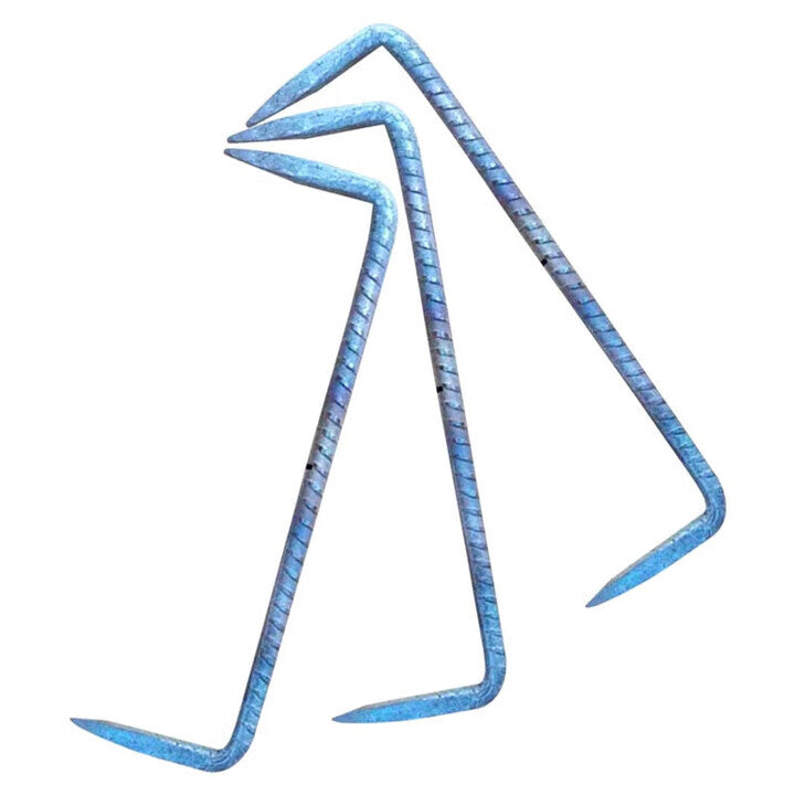 Yongli Shangyuan steel nail, long grab nail, iron nail with two pointed ends, boat nail, king nail, digging nail, 8*200*50mm (10 pieces per pack)