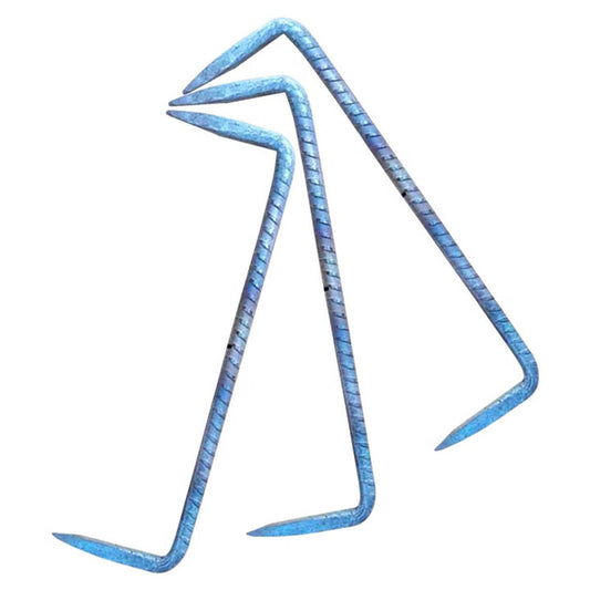 Yongli Shangyuan steel nail, long grab nail, iron nail with two pointed ends, boat nail, king nail, digging nail, 8*200*50mm (10 pieces per pack)