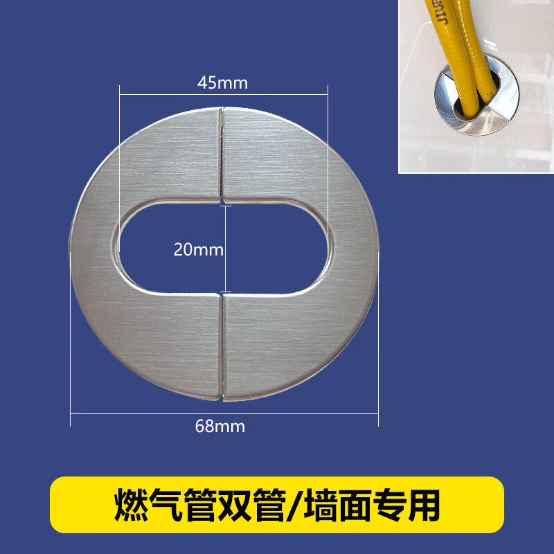 TIMUS stainless steel decorative cap for faucets, angle valves, thickened snap-on water pipe caps, and shower heads to conceal imperfections.