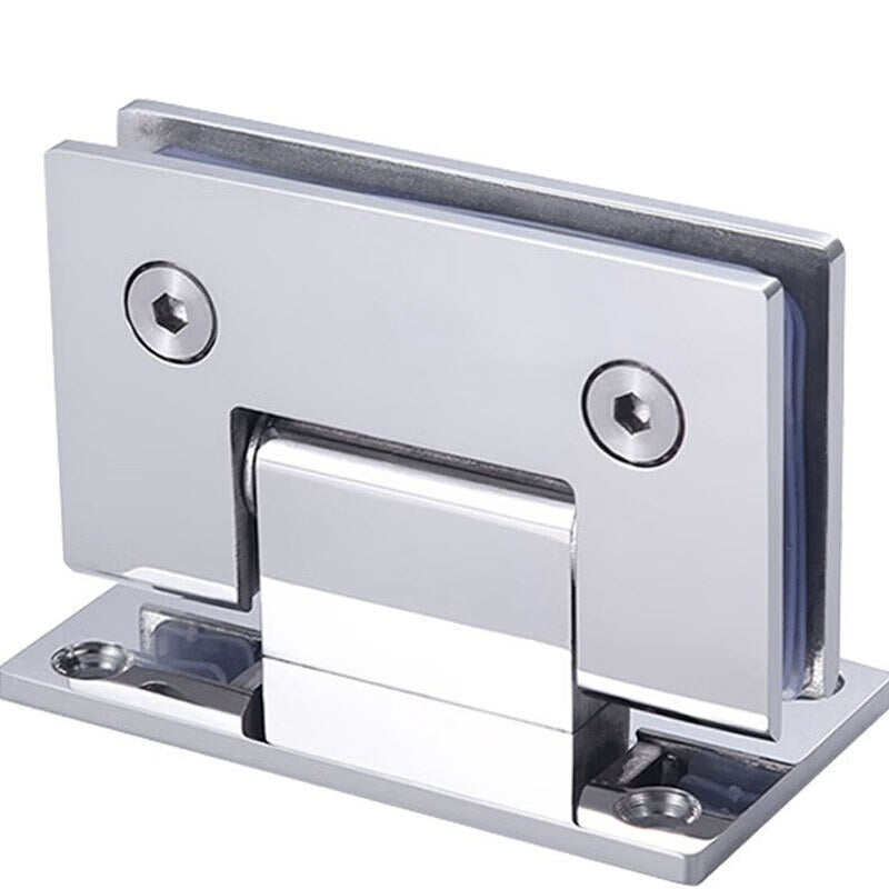 Deyu Stainless Steel Solid Glass Door Hinges (Unit: Piece) 201# 180-degree Brushed Finish