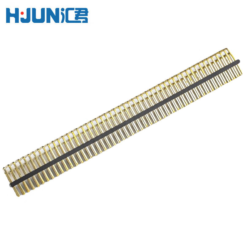 Huijun 40Pin/50Pin single-row/double-row needles, 1.27/2.0/2.54mm straight needles, curved needles, female needles with copper feet; 50Pin double-row curved needles, 1.27-5 pieces.