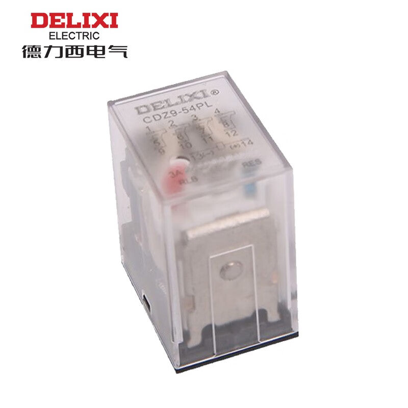 Delixi CDZ9 small 3A with light 12VDC CDZ954DLJ intermediate relay (C)