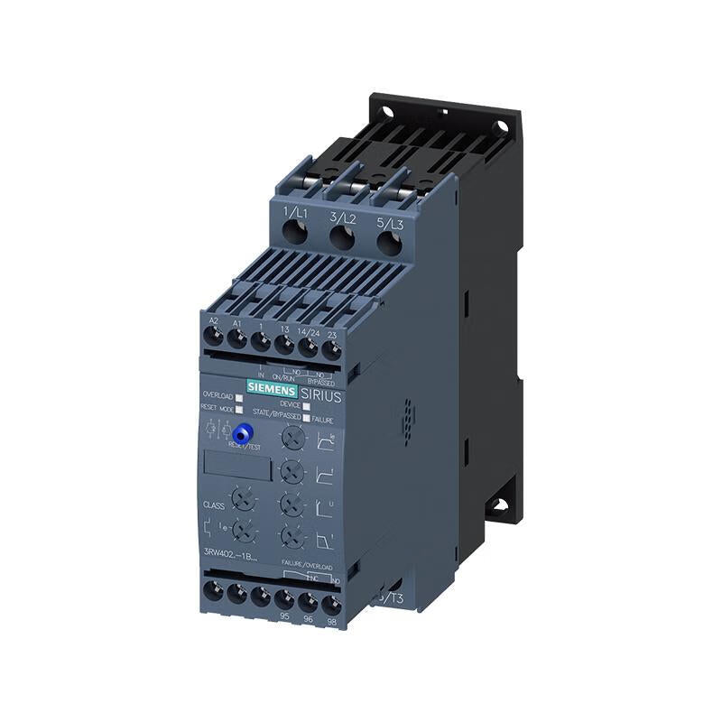 Siemens soft starter S0 12.5A, 7.5kW/500V, 400-600VAC, 24VAC/DC screw terminal; 3RW40241BB05
