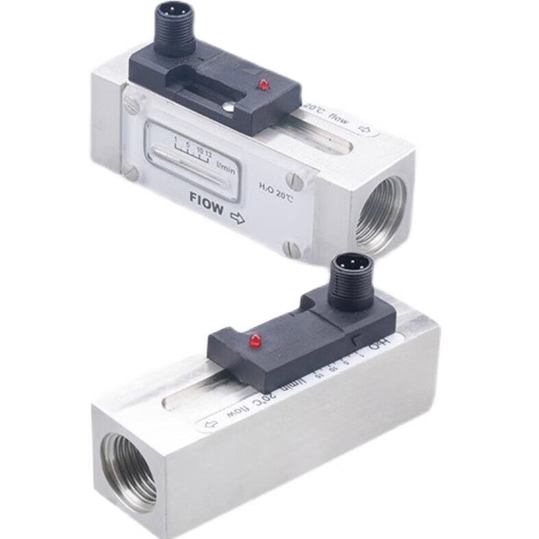USAMR flow switch, piston type, mechanical, stainless steel, alumina, water flow switch, water/oil liquid sensor controller.