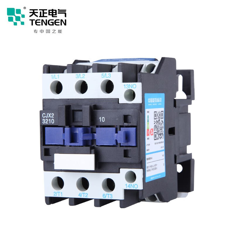 Tianzheng Electric 380V 9A AC Contactor CJX2-0901