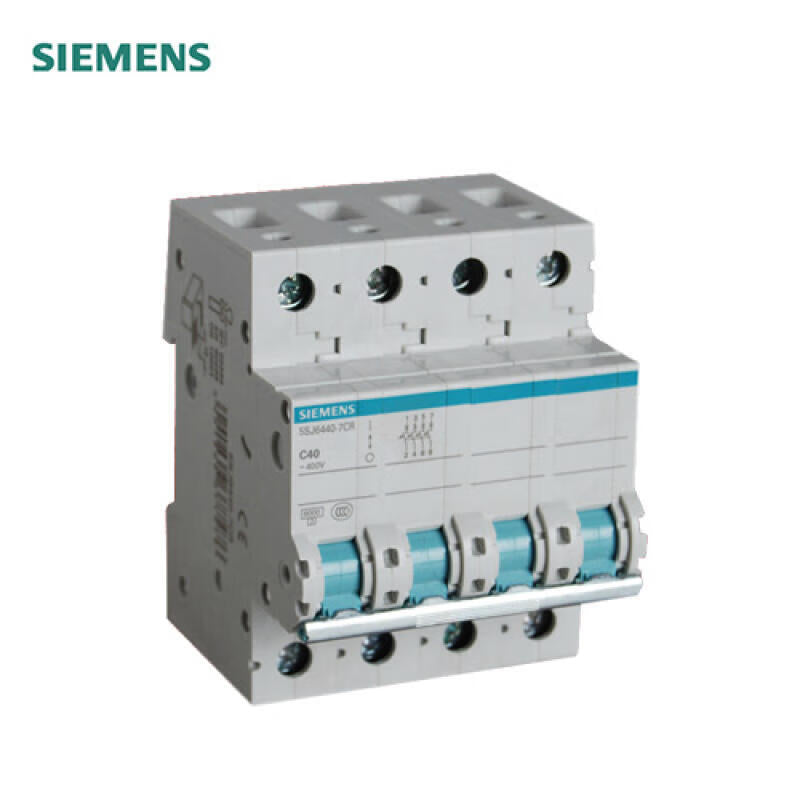 Siemens 40A 4P C Green Series Small Circuit Breaker 6kA