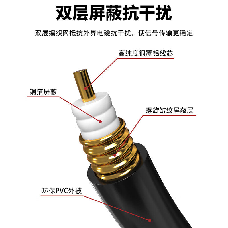 Requires 1/2 ultra-flexible RF feeder cable (HYCAY50-9), 10 meters long (SX-HCAY509-10).