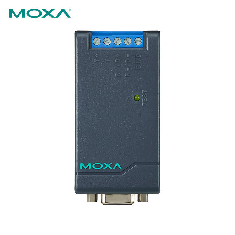 Moxa isolated RS-232 to RS-422/485 passive converter, 2.5KV isolation protection, plastic housing; TCC-80I