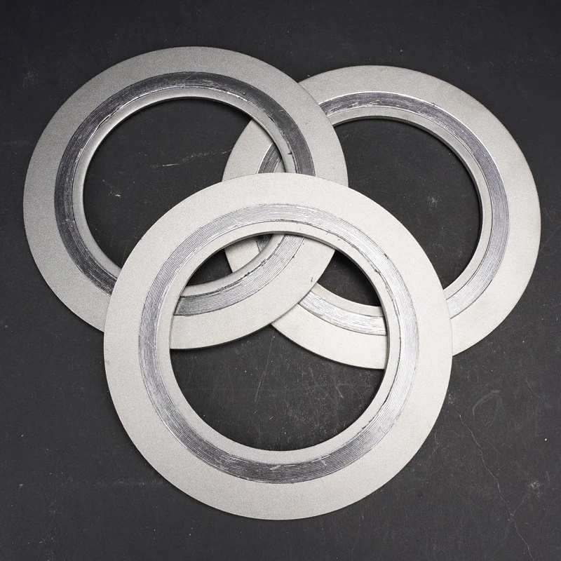 Chenxuan Products Pipe Flange Sealing Metal Spiral Wound Gaskets Unit: Piece DN80 Inner and Outer Rings