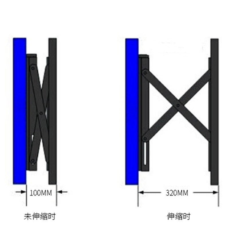 Chengyang DSQ 46" 55" Front Maintenance Splicing Screen for Command Centers