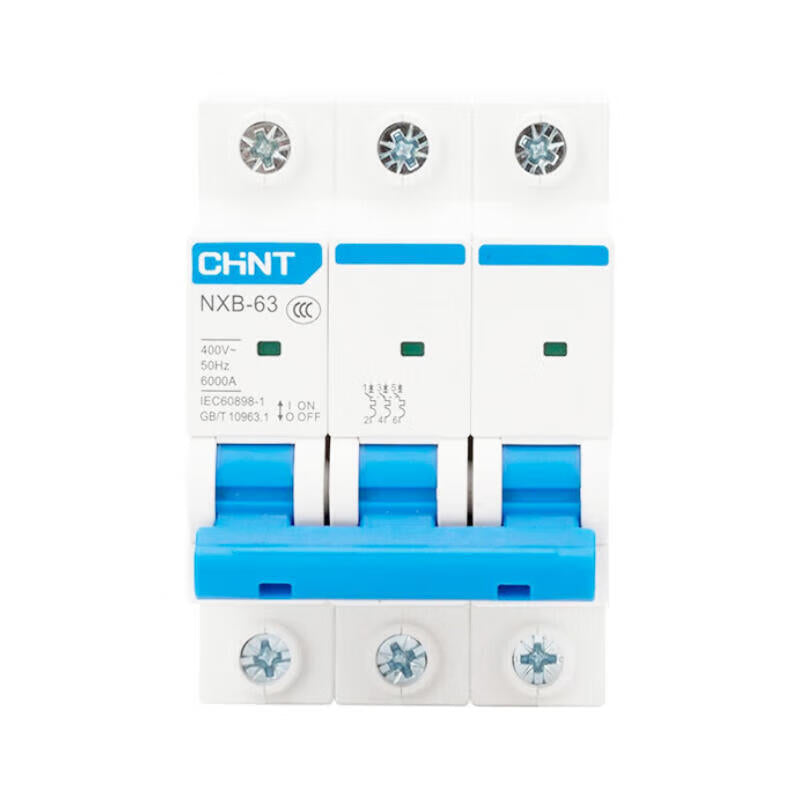 Chint small circuit breaker; NXB-63 3P C4
