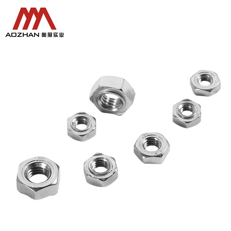 AOZHAN 304 Stainless Steel DIN929 Hex Weld Nuts (with Weld Points) M5 2700 pieces/box