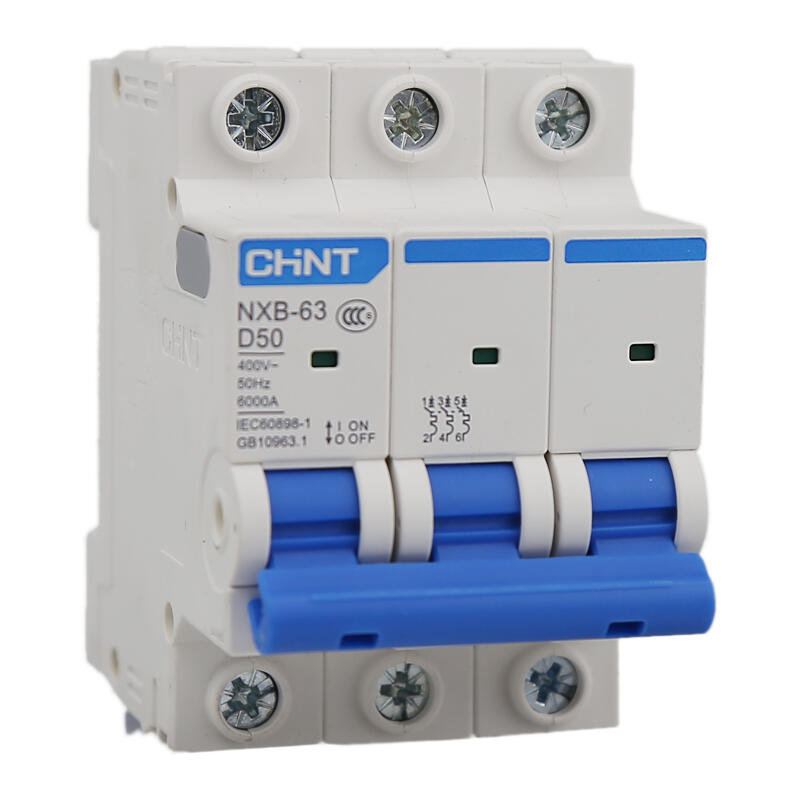 Chint NXB-63 small circuit breaker; NXB-63 3P D50