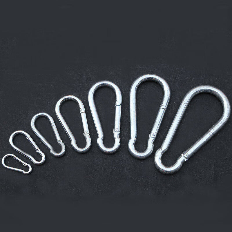 Zhuyu 304 Stainless Steel Spring Buckle, Safety Buckle, Lifting Hook, Lock, Safety Ring Lock, Quick-release Buckle, Standard Type M8