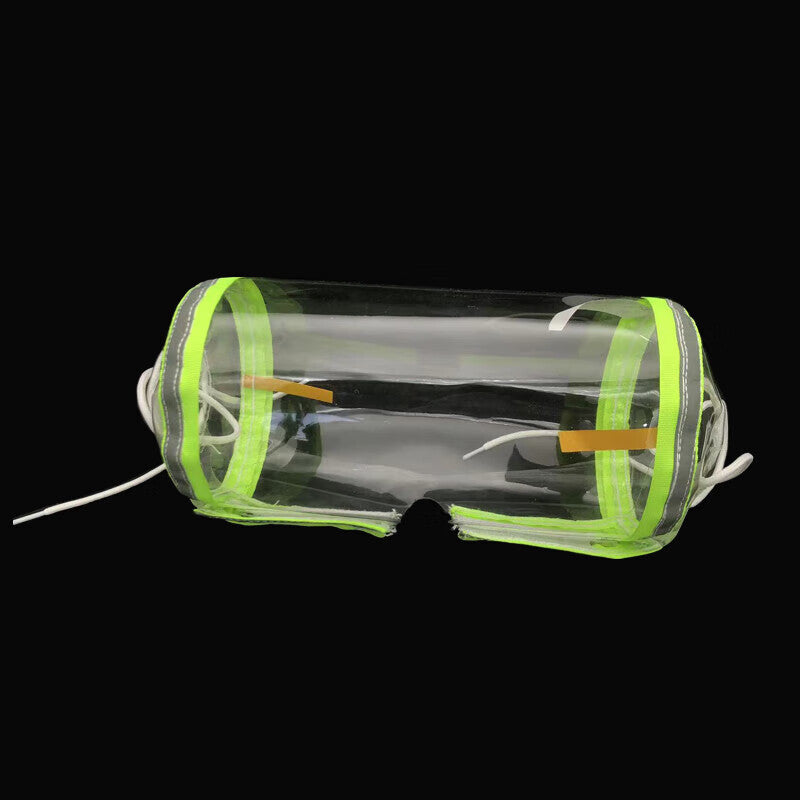 Solid transparent PVC ball valve flange protective sleeve, acid and alkali resistant, splash resistant, pipeline valve protective cover, corrosion resistant and high temperature resistant