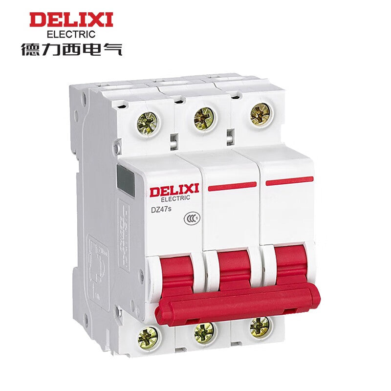 Delixi DZ47s 3P C 3A 6KA 400VAC DZ47SN3C3 miniature circuit breaker