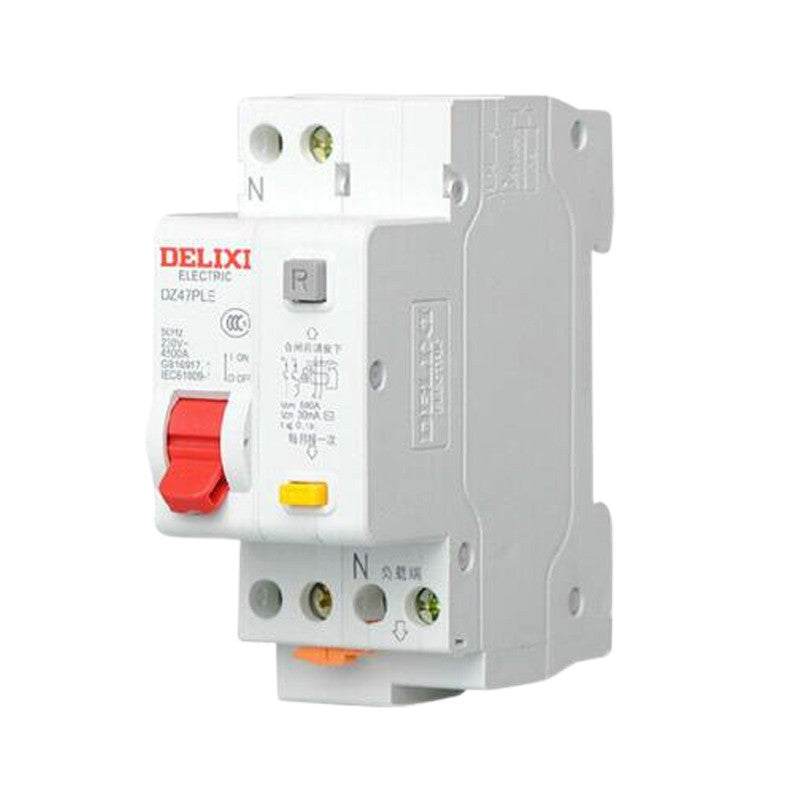 DELIXI DZ47PLE 1P+N Circuit Breaker Switch, 16A