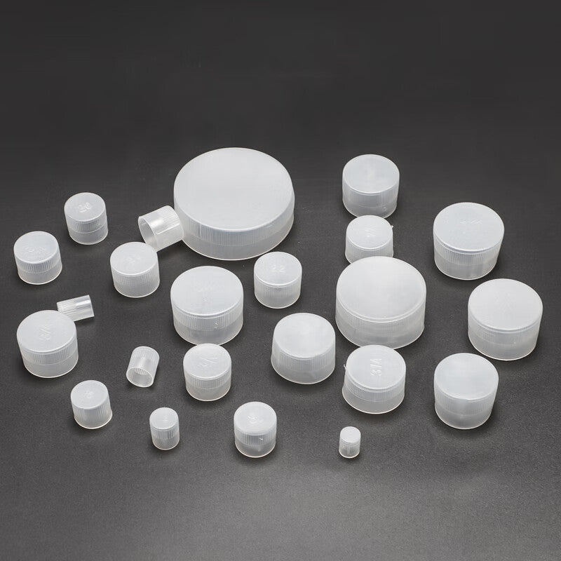 Ren Dian Plastic Threaded Protective Sleeve Transparent Plastic End Cap Thread Plastic Cap Round Steel Pipe Sealing H Dustproof Plug H-G3/8 (200 pieces)