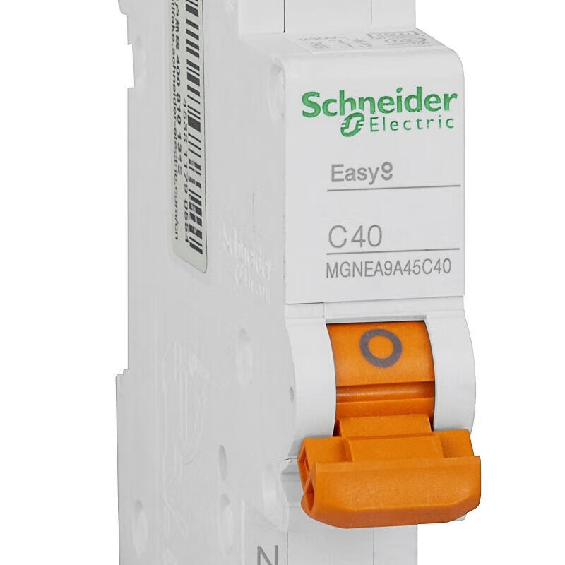 Schneider Electric small circuit breaker, EA9A45 phase + neutral C40A; MGNEA9A45C40