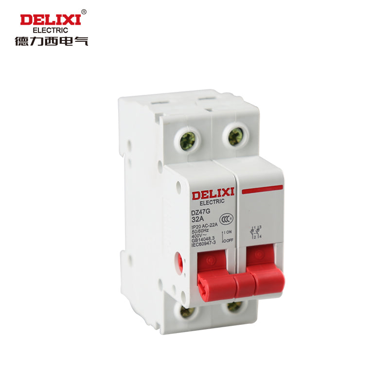 Delixi electrical isolation switch DZ47G-2P 63A