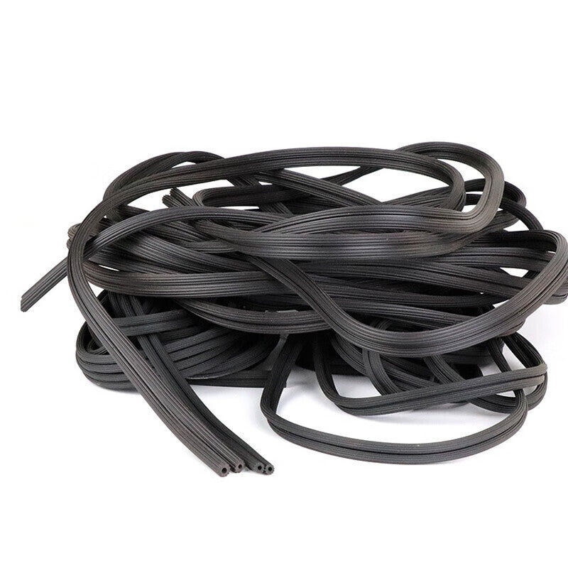 Bingyu window and screen sealing strip, door and window rubber sealing strip, soundproof and windproof rubber strip, fixing round strip, diameter 5mm (50 meters) BYT-545