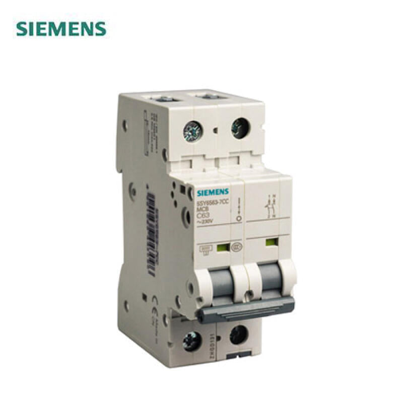 Siemens miniature circuit breaker 13A 2P C 10kA; 5SY4 2P C13