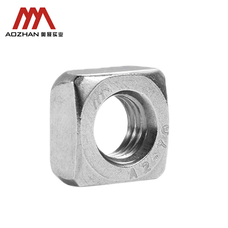 AOZHAN 304 Stainless Steel DIN557 Four-Corner Nuts, M4, 1000 pieces/box