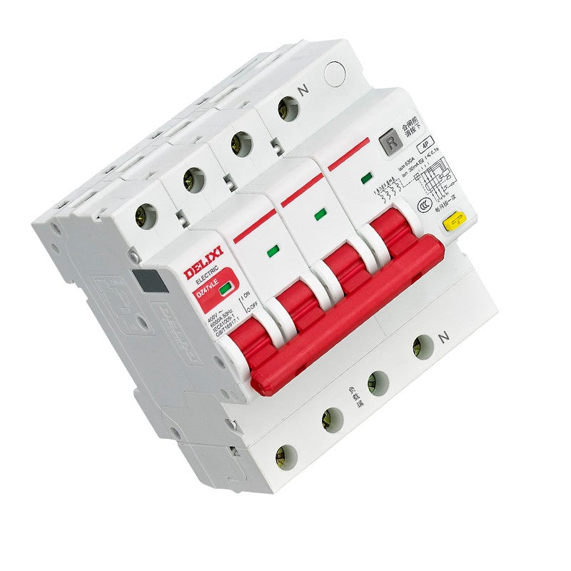 DELIXI DZ47vLE 4P C Type 16A 30mA Circuit Breaker