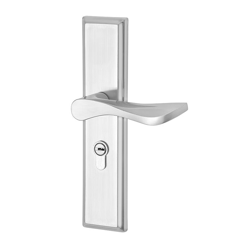 Basic door lock, universal household bedroom door handle, interior door and wooden door lock, no hole modification required, adjustable, 24 handles.