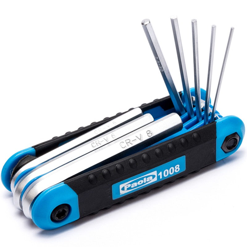 Paola Hexagonal Wrench Tool Set Hexagonal Screwdriver 8-piece Folding Metric Hexagonal Wrench Hexagonal Wrench 1008