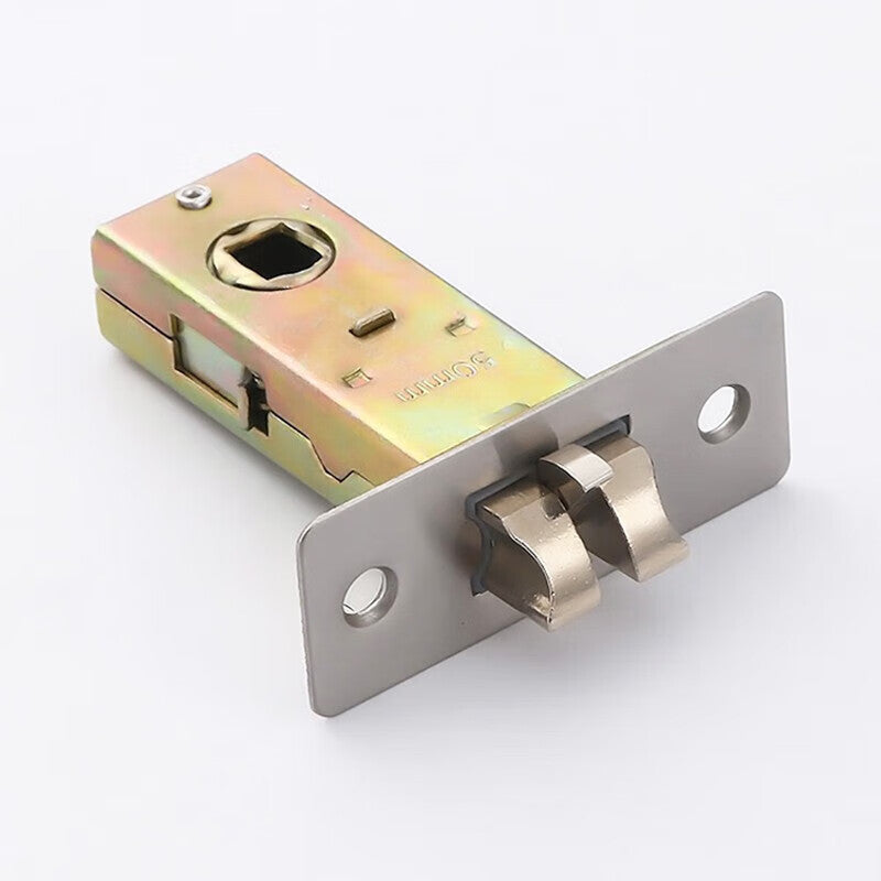 Yuhuaze Bathroom Lock Cylinder, Single Tongue Lock Body, Bathroom Door Lock, Room Door Lock Tongue Accessories, Lock Edge Distance 50mm / Hole Distance 50mm