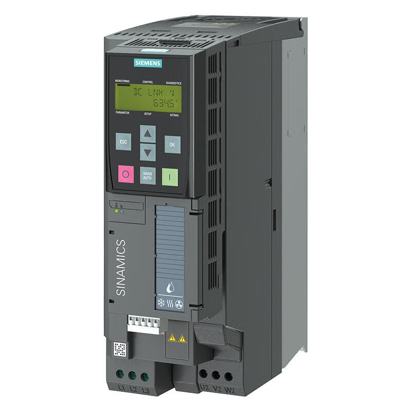 Siemens G120XA inverter without operation panel 4kW AC380-440V; 6SL32201YD200UB0