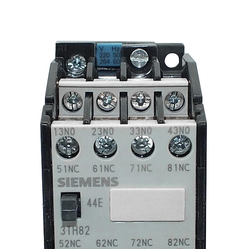 Siemens contactor relay AC50HZ, 220V auxiliary contacts: 6 normally open contacts + 2 normally closed contacts, specification 0, threaded connection; 3TH82620XM0