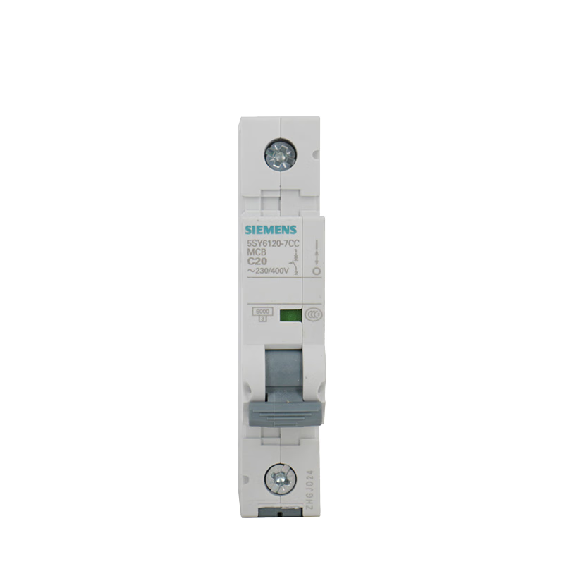 Siemens circuit breaker 5SY6120-7CC Type C 20A 1P 6KA single in and single out air switch main circuit breaker